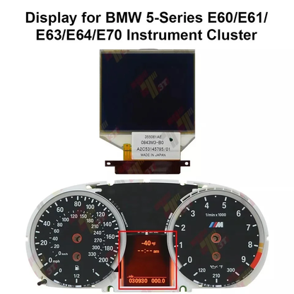 LCD Display For BMW E60 E61 E63 E64 E70 Instrument Cluster Dashboard Repairment 355061AE