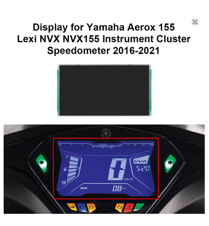 Motorcycle Meter Display For Yamaha Nuovo Aerox 155 Lexi NVX 155 NVX155 2016 2017 2018 19 2020 2021 Speedometer Instrument LCD Screen