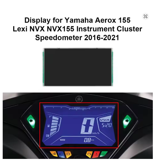 Motorcycle Meter Display For Yamaha Nuovo Aerox 155 Lexi NVX 155 NVX155 2016 2017 2018 19 2020 2021 Speedometer Instrument LCD Screen